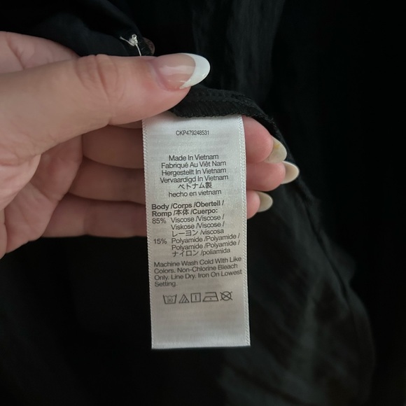 Madewell Black Relaxed Button-Up Shirt - Picture 4 of 5